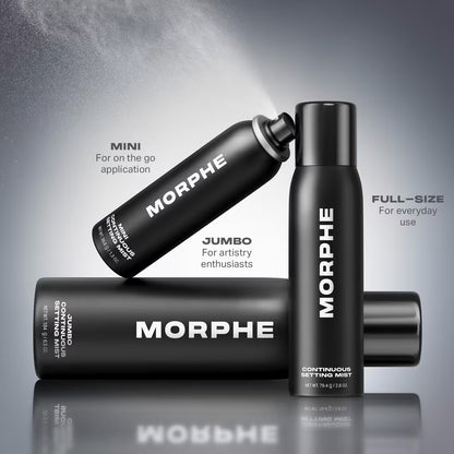 Morphe Continuous Setting Mist – 8-Hour Wear Setting Spray