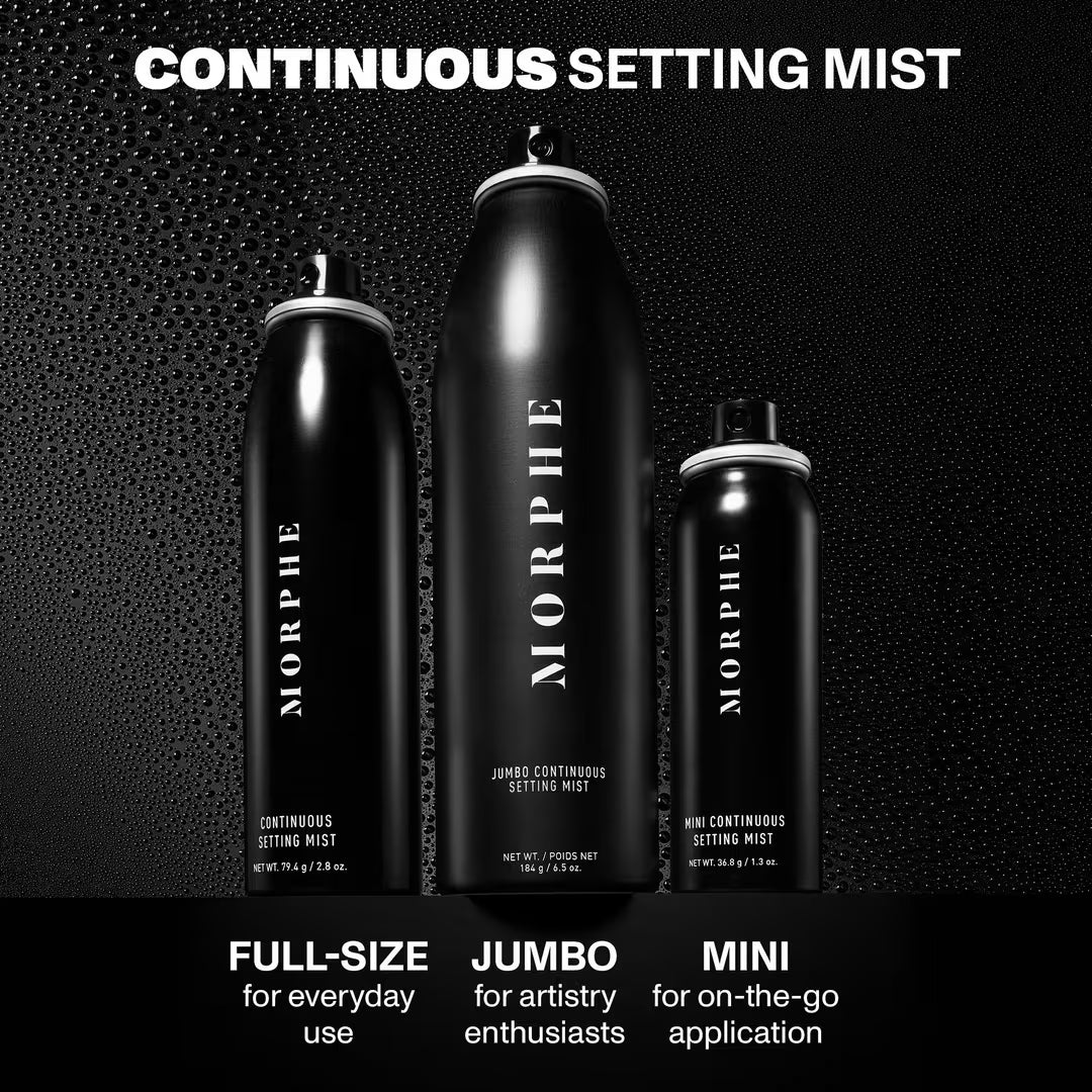 Morphe Continuous Setting Mist – 8-Hour Wear Setting Spray