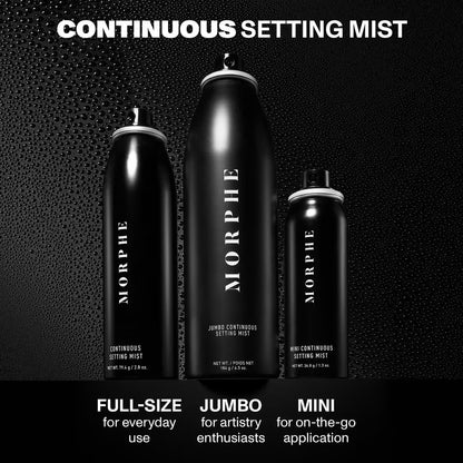 Morphe Continuous Setting Mist – 8-Hour Wear Setting Spray