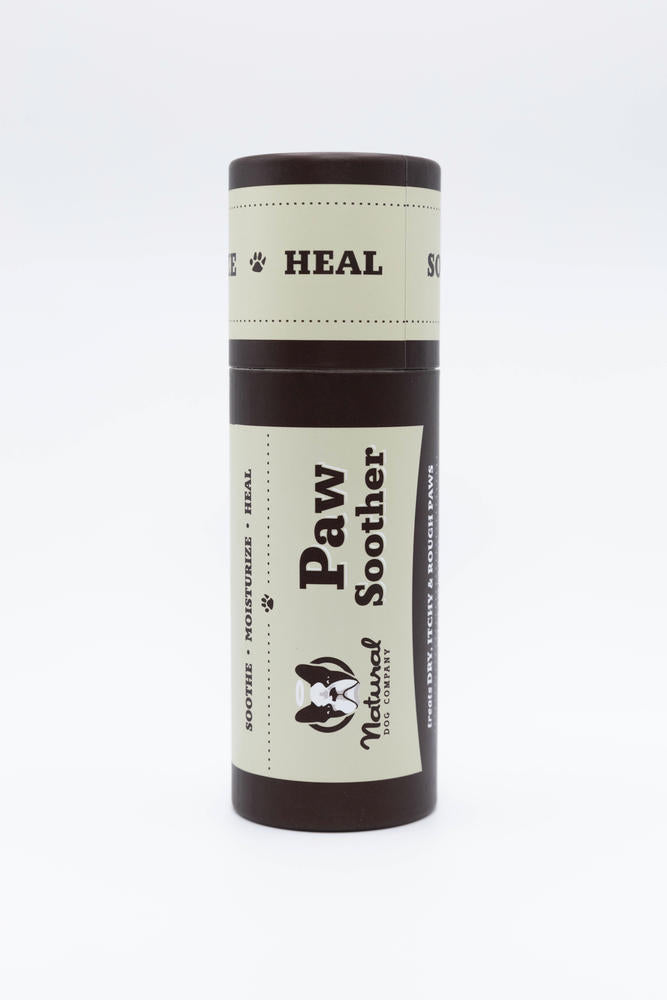 Natural Dog Company Paw Balm Stick for Dogs, Soothes Dry Cracked Paws, 2 oz