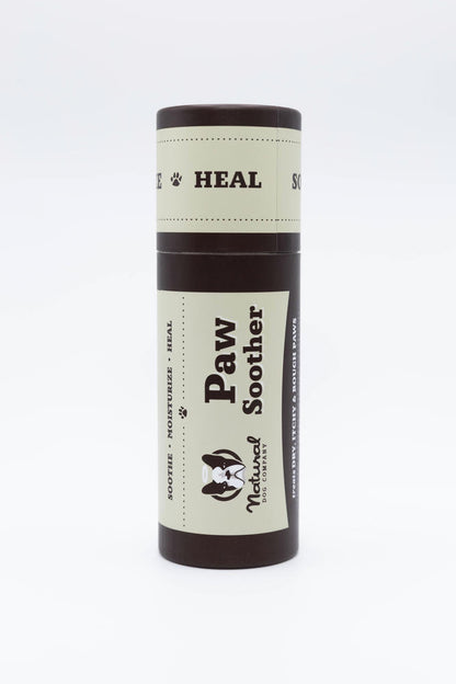 Natural Dog Company Paw Balm Stick for Dogs, Soothes Dry Cracked Paws, 2 oz