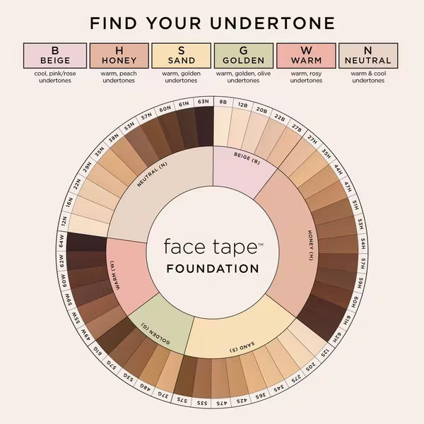 Face Tape Full Coverage Hydrating Foundation-61H Espresso