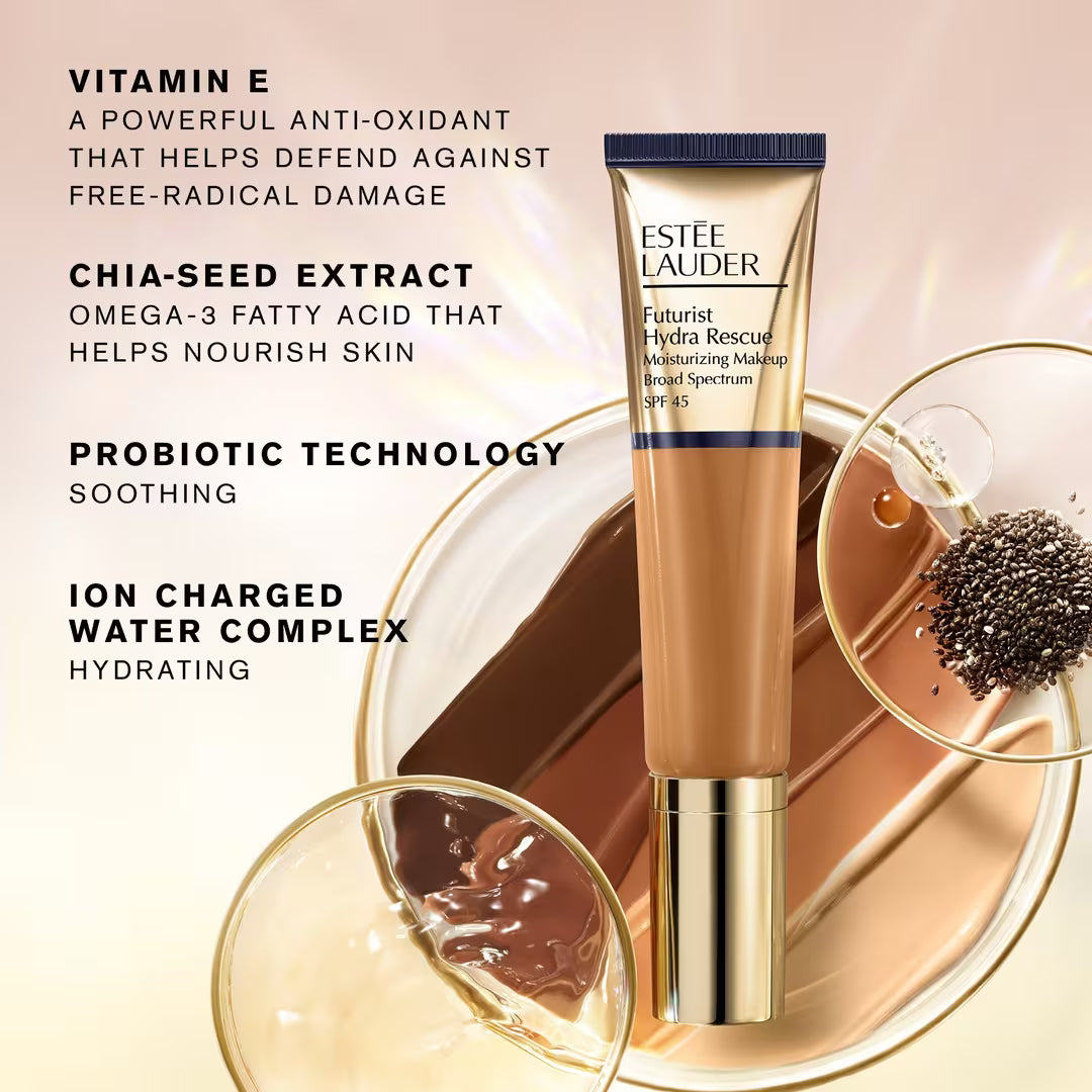 Futurist Hydra Rescue Full Coverage Foundation SPF 45-6C1 Rich Cocoa
