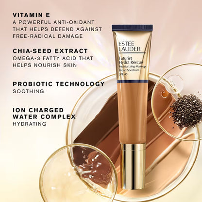 Futurist Hydra Rescue Full Coverage Foundation SPF 45-6C1 Rich Cocoa