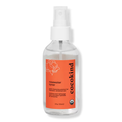 Rosewater Hydrating Facial Toner Mist for Fresh, Glowing Skin