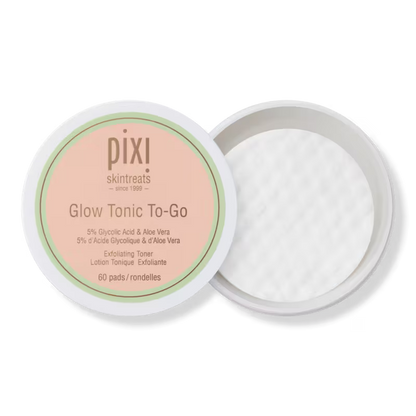 Glow Tonic To-Go 5% Glycolic Acid Exfoliating Toner Pads
