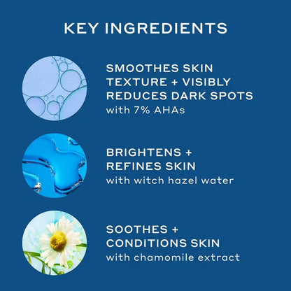 Glow2OH Exfoliating Dark Spot Toner with Glycolic & Lactic Acid