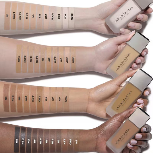 **Anastasia Beverly Hills Impeccable Blurring Second-Skin Matte Foundation – Longwear Matte Coverage