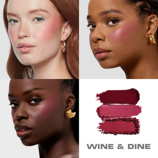 Cheek Thrills All-in-One Face Trio-Wine & Dine