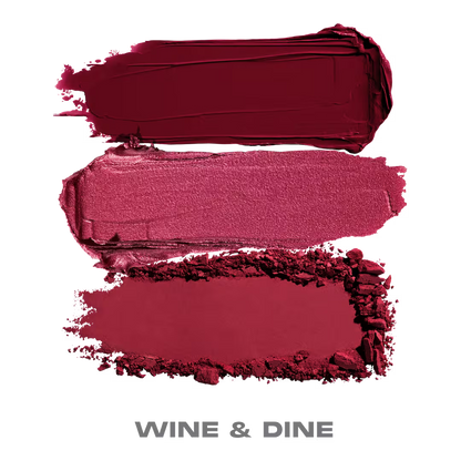 Cheek Thrills All-in-One Face Trio-Wine & Dine