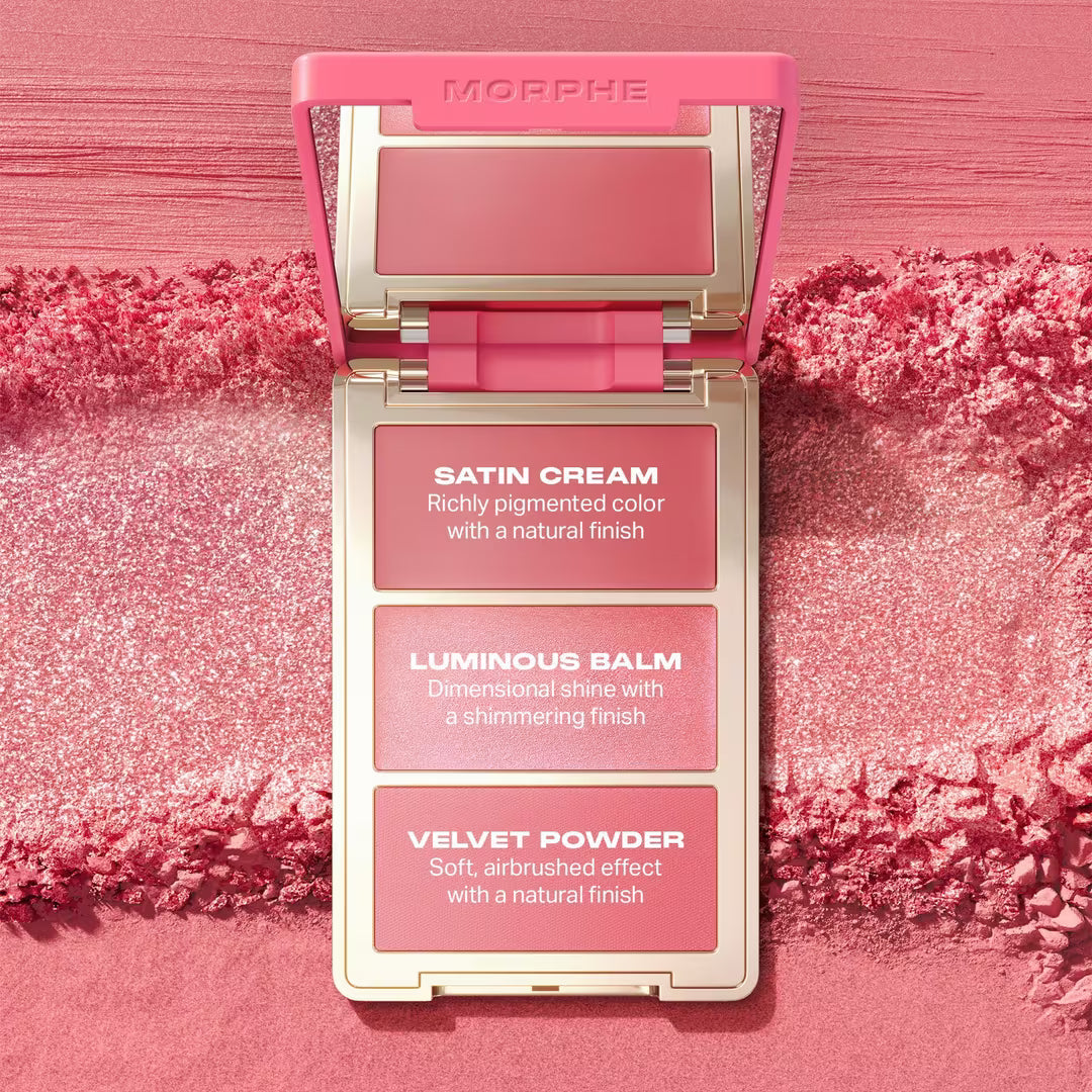 Cheek Thrills All-in-One Face Trio-Wine & Dine