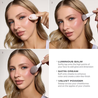 Cheek Thrills All-in-One Face Trio-Wine & Dine