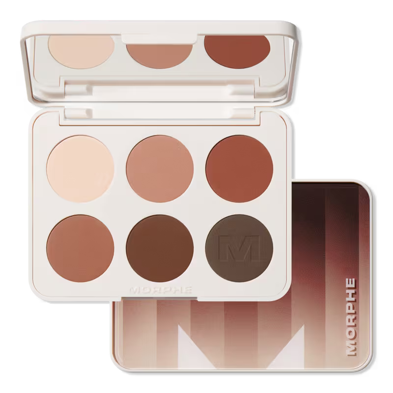 Morphe ChromaPlus 6-Pan Eyeshadow Palette – Highly Pigmented Matte & Shimmer Shades