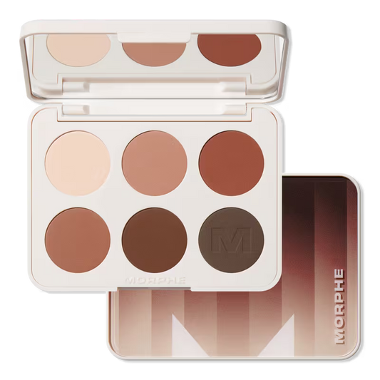 Morphe ChromaPlus 6-Pan Eyeshadow Palette – Highly Pigmented Matte & Shimmer Shades