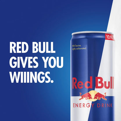 Red Bull Energy Drink, 12 fl. oz., 6 Packs of 4 Cans