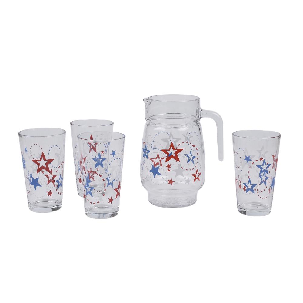 5-Piece Pitcher and Glassware Set