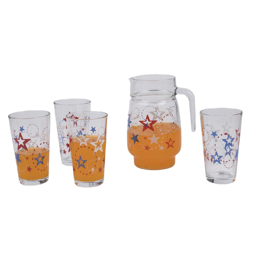5-Piece Pitcher and Glassware Set