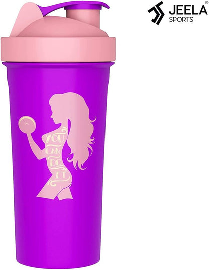 Jeela Sports Premium Protein Shaker Bottle Set – 5 x 24 oz