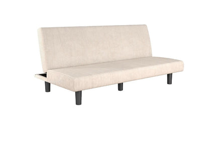 DHP Kelra Modern Armless Corduroy Futon for Small Spaces