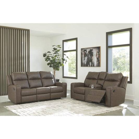 Room Solutions by Ashley Luellen Modern Reclining Loveseat