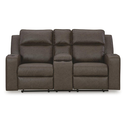 Room Solutions by Ashley Luellen Modern Reclining Loveseat