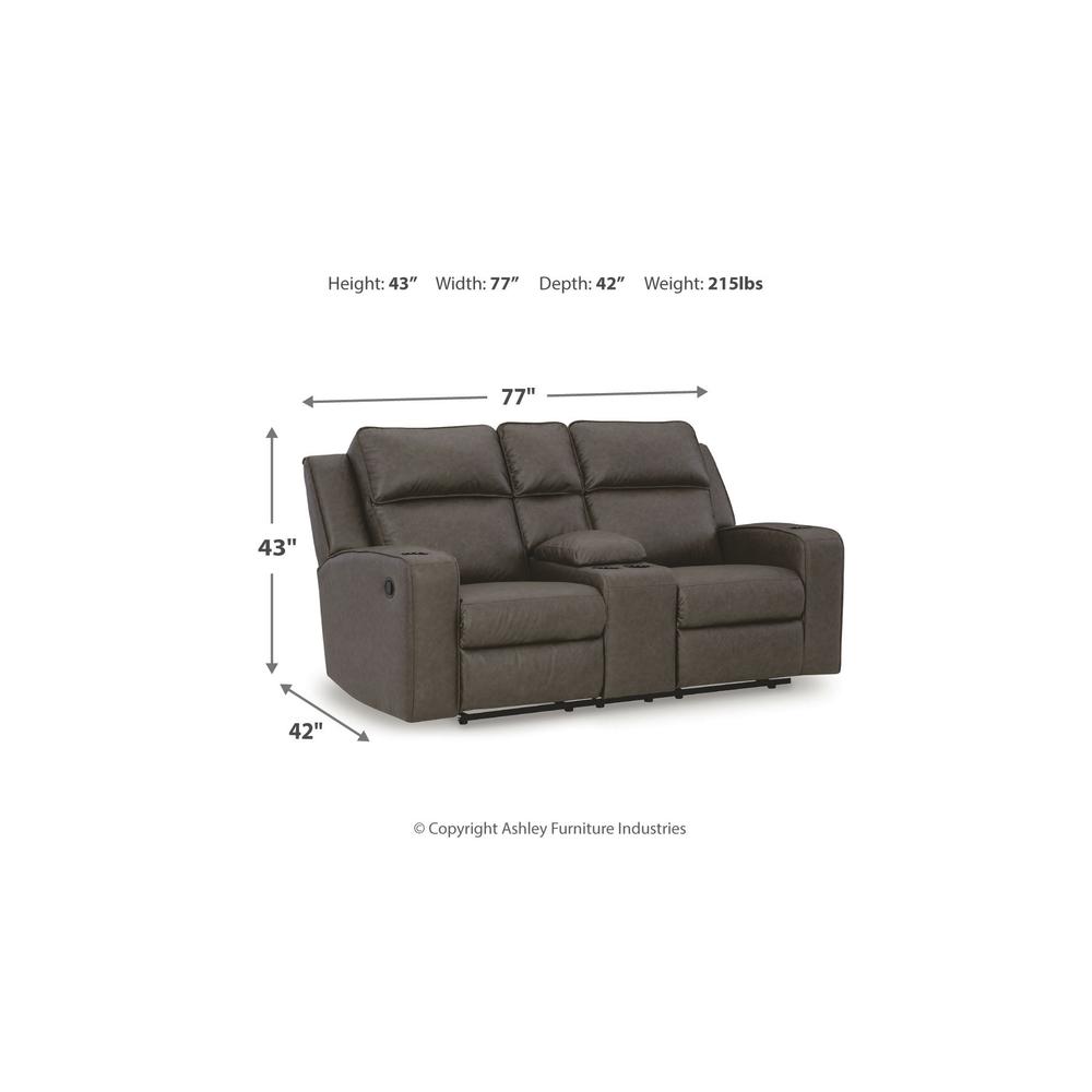 Room Solutions by Ashley Luellen Modern Reclining Loveseat