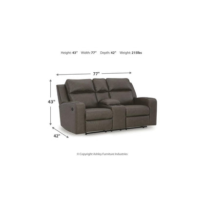 Room Solutions by Ashley Luellen Modern Reclining Loveseat
