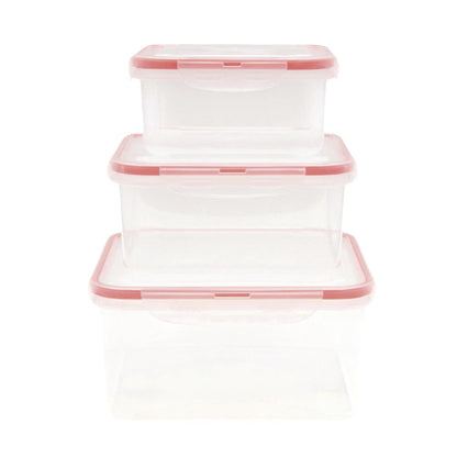 "Household Trends™ 6-Piece Plastic Food Storage Container Set"
