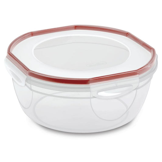 "Sterilite® 4.7-Quart Plastic Food Storage Bowl"