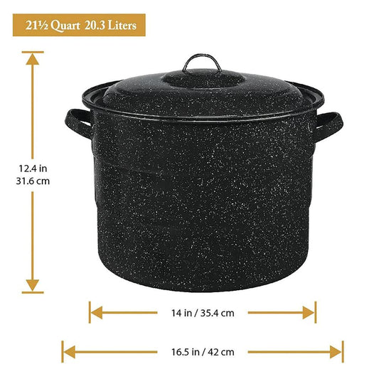 Granite Ware Canner with Jar Rack - 21.5 qt.