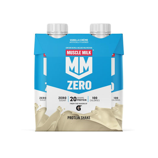 Muscle Milk® Low-Fat Vanilla Protein Shake – 100 Calories, 4 ct