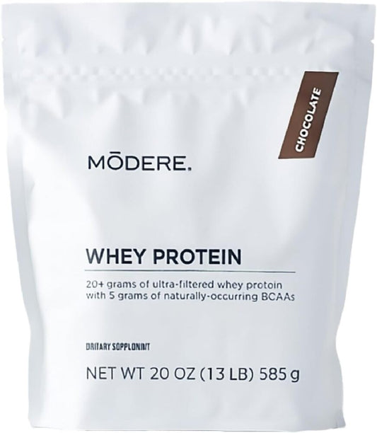 Modere Pure Chocolate Whey Protein Powder – 20 oz High-Protein Supplement