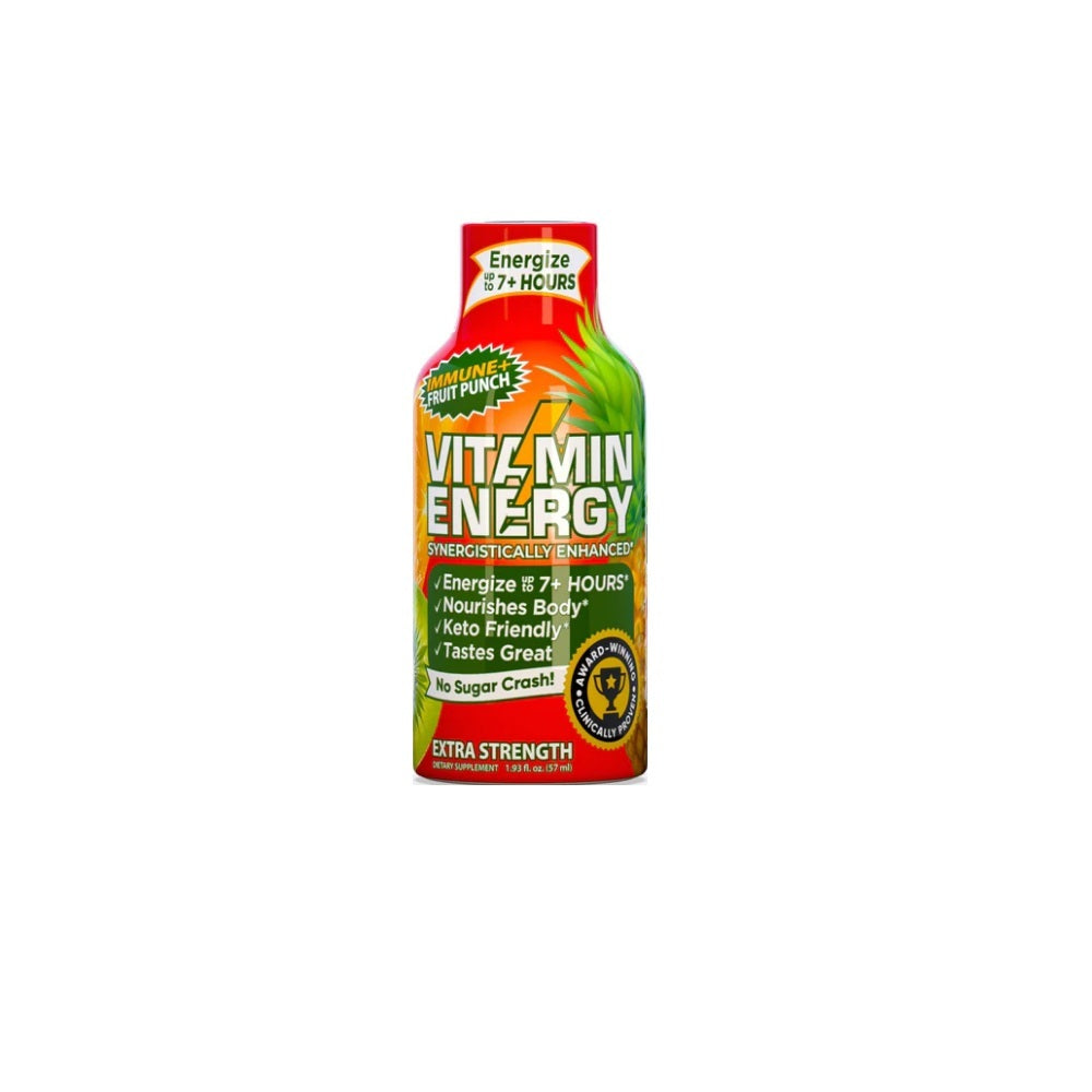 Vitamin Energy Immune+ Energy Shot – Fruit Punch Flavor, 1.93 oz