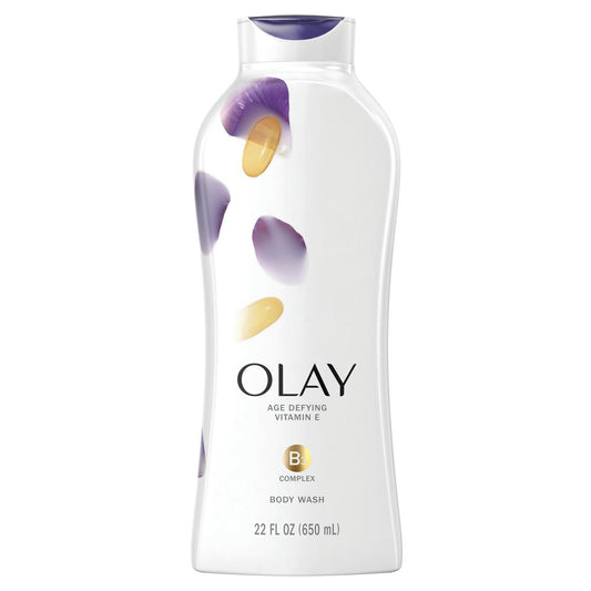 Olay Age Defying Body Wash with Vitamin E – Moisturizing Skin Care Body Wash, 22 oz