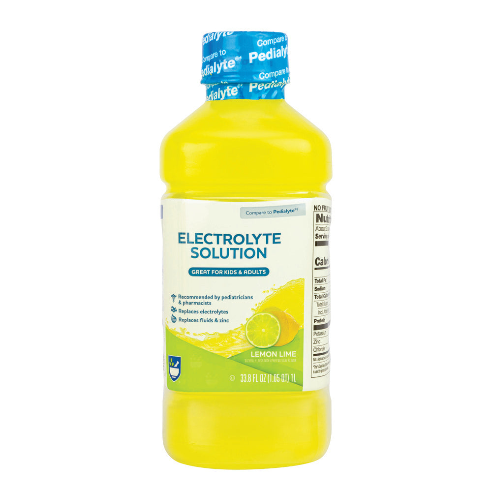 Rite Aid Ready-to-Drink Electrolyte Solution, Lemon Lime, 1L