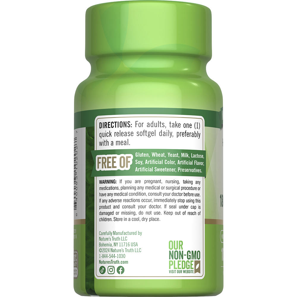 Nature’s Truth® Vitamin E 180 mg | Antioxidant Support Softgels, 100 Count