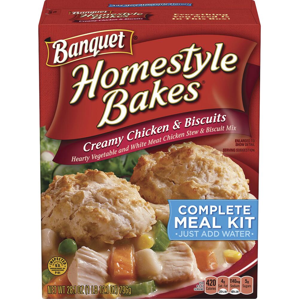 Banquet Homestyle Chicken & Biscuits Ready-to-Bake Meal Kit