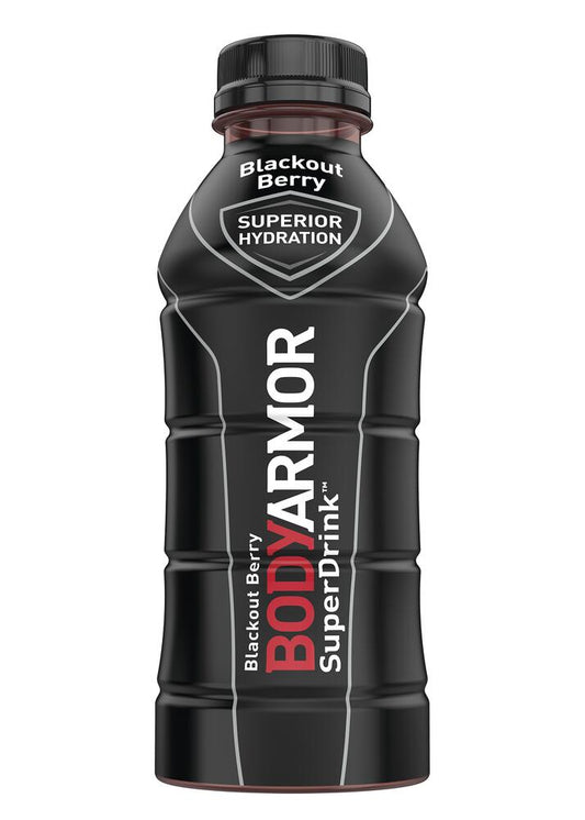 BODYARMOR Blackout Berry Sports Drink, 16 fl oz Bottle – Electrolytes & Vitamins