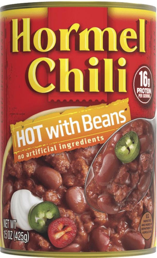 Hormel® Hot Chili with Beans - 15 oz