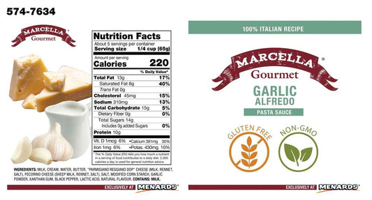 Marcella® Gourmet Garlic Alfredo Sauce - 12.34 oz