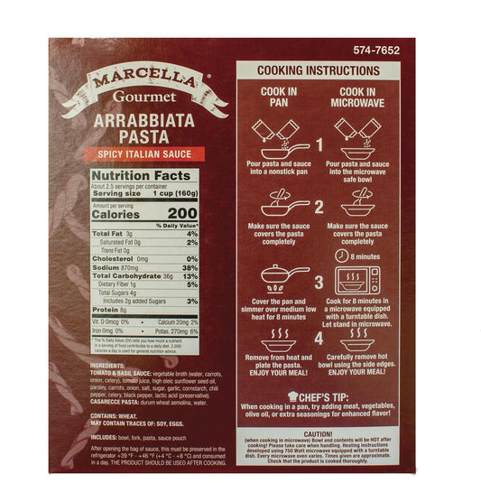 Marcella® Gourmet Arrabbiata Pasta Bowl - 14.29 oz