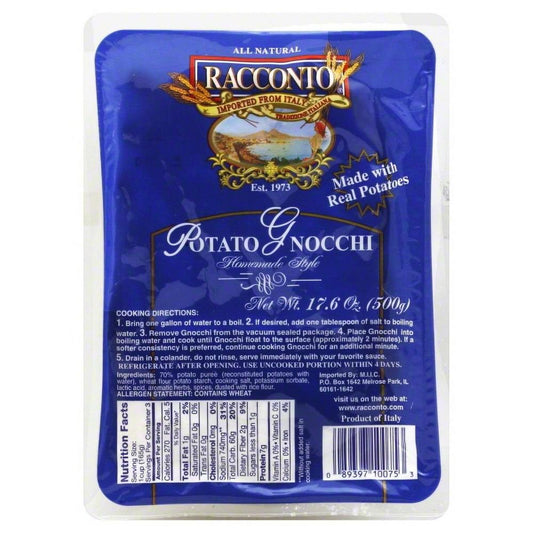 Racconto® Potato Gnocchi - 17.6 oz.
