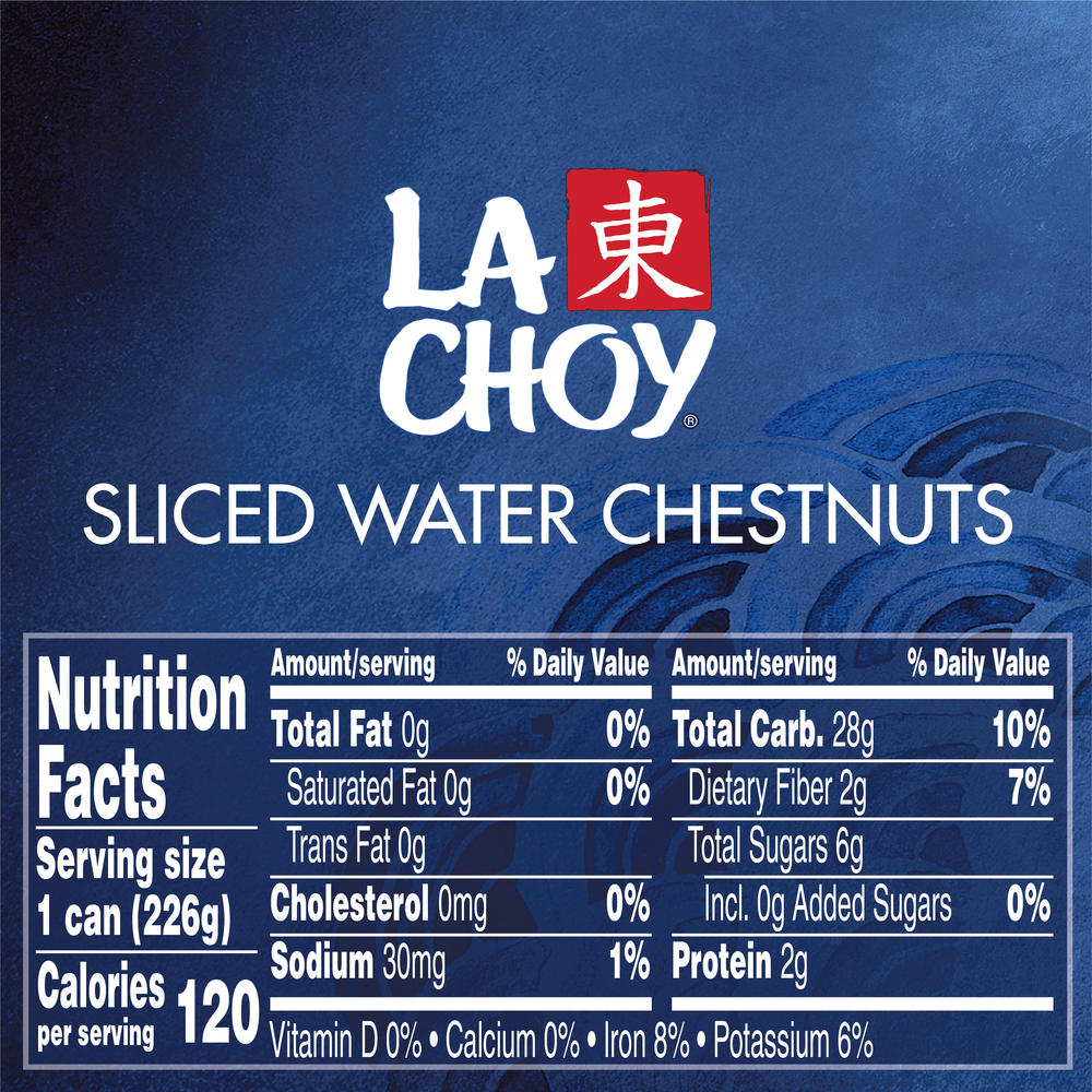 PreviousNext La Choy® Sliced Water Chestnuts - 8 oz