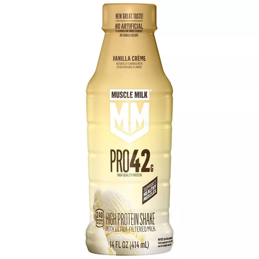 Muscle Milk® PRO Vanilla Crème High-Protein Shake – 14 oz