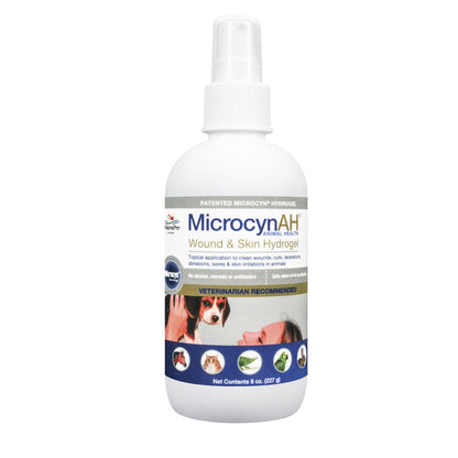 MicrocynAH® Pet Wound & Skin Hydrogel – 8 oz | Soothes & Protects Pets’ Skin