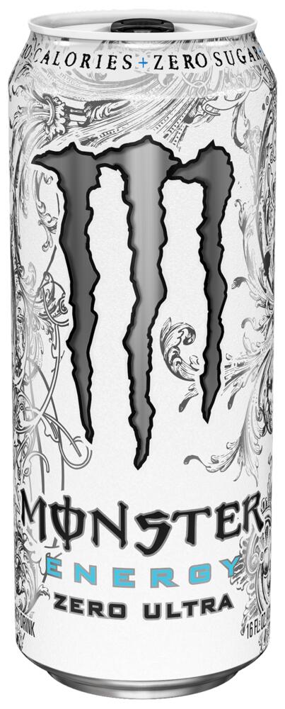 Monster Energy® Zero Ultra Zero Sugar Energy Drink, 16 oz Can – Light Citrus Flavor