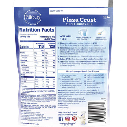 Pillsbury™ Thin and Crispy Pizza Crust Mix - 6.5 oz