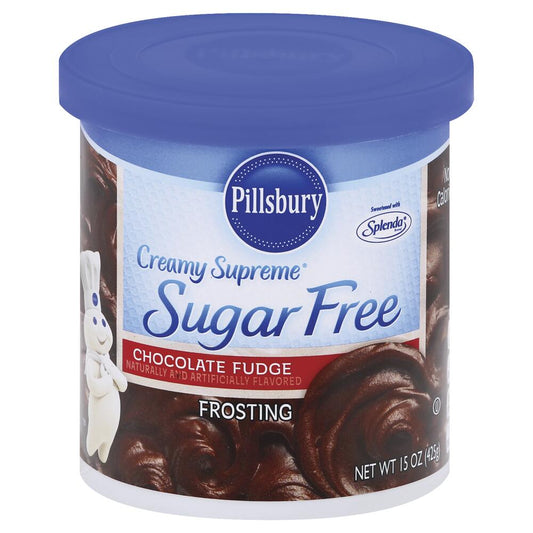 Pillsbury™ Creamy Supreme® Sugar Free Chocolate Fudge Frosting - 15 oz