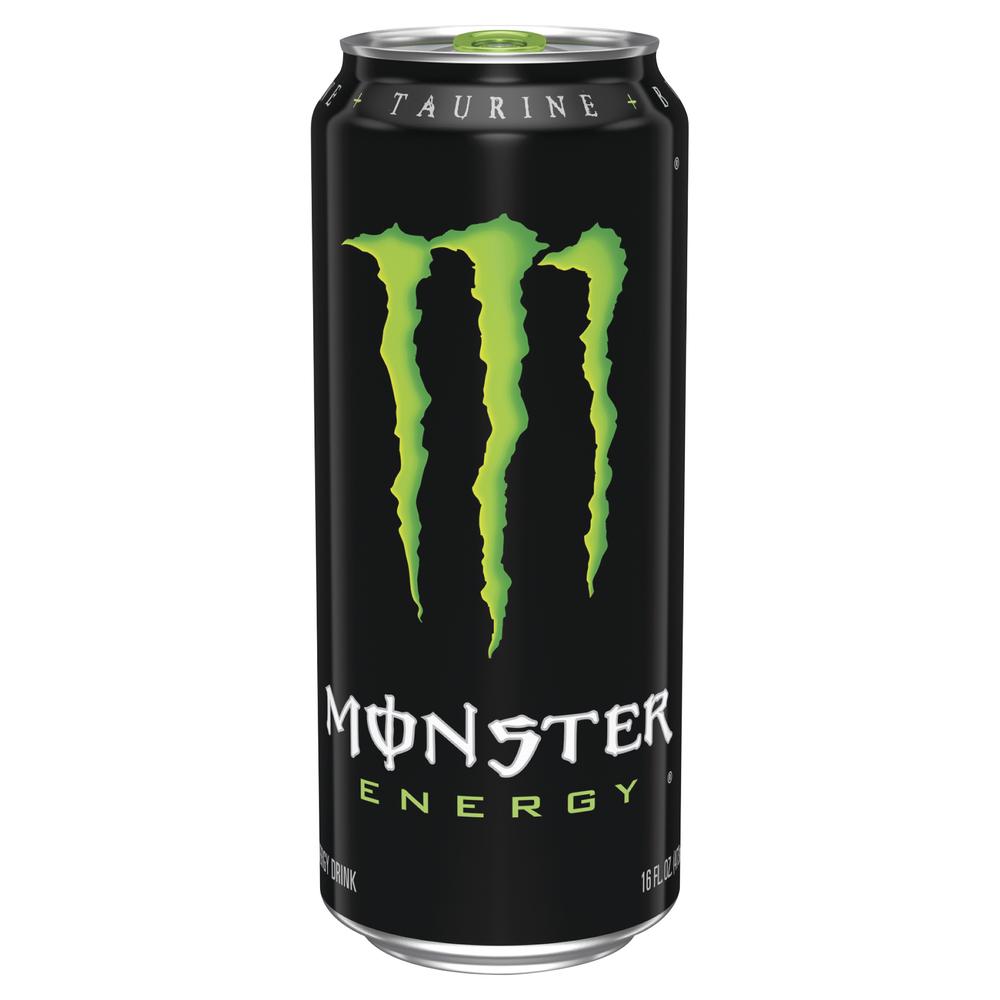 Monster Energy Original Energy Drink – 12 x 16 fl oz Cans, Classic Energy Formula