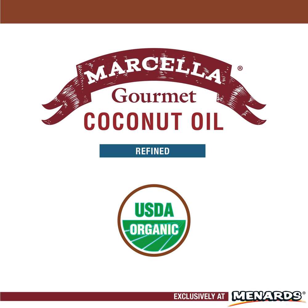 Marcella® Gourmet Refined Organic Coconut Oil - 16 oz